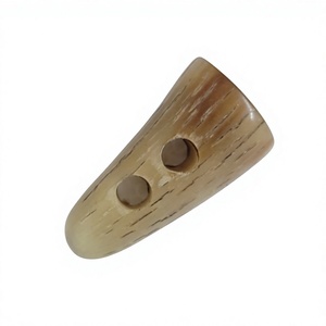 Boutons à bascule en corne de buffle, forme naturelle, polis, écologiques, rustiques, vintage, classiques, artisanaux, décoratifs, durables - Product Image 3