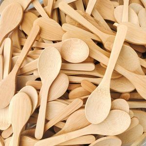 Cuchara de Bambú Moderna con Mango Largo para Especias, Té, Miel, Café, Sopa, Cuchara de Bambú - Product Image 4