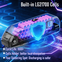 Batterie de vélo électrique Wallenpower 48V20Ah avec BMS 40A, cellules Samsung/LG21700, compatible Hailong, pour moteurs Bafang 500W 750W 1000W, en stock au Royaume-Uni