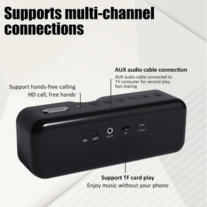 Haut-parleur <span class=keywords><strong>Bluetooth</strong></span> personnalisé 8 en 1 HF16 avec affichage horloge HD Radio FM certifiée CE FCC UL Haut-parleurs à écran intelligent domestique <span class=keywords><strong>filaire</strong></span> avec carte TF - Product Image 3