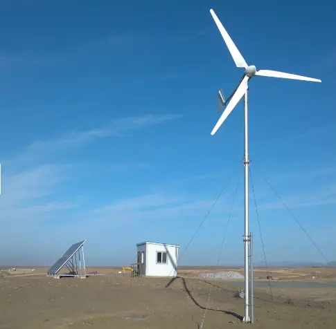 Großhandel horizontale 1 kW Windkraft anlage 10kW Windturbinen generator 24V 48V Garten windmühle
