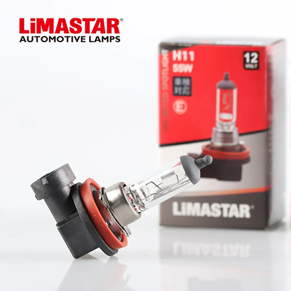 Limastar Halogen bulb H11 12V 100W PGJ19-2 E-Mark Auto lamp Fog light Xenon gas bulb