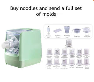 Homel Mini machine <span class=keywords><strong>à</strong></span> nouilles pour pâtes Machine <span class=keywords><strong>à</strong></span> nouilles entièrement automatique Électrique pour faire des pâtes fraîches <span class=keywords><strong>à</strong></span> la maison Plastique Simple - Product Image 5