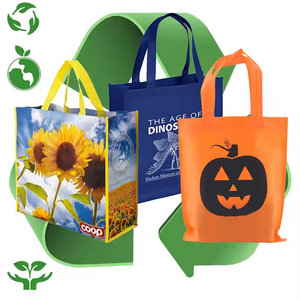 Bán buôn tùy chỉnh dễ thương động vật phim hoạt hình không dệt mua sắm Túi tote chất liệu PP với dây thừng xử lý cho bữa tiệc sinh nhật - Product Image 3