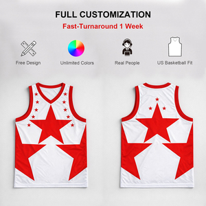 Produsen Jersey Basket Custom, Seragam Basket Cepat Kering, Set Sublimasi, Pabrik OEM untuk Klub, Sekolah, Tim Latihan - Product Image 1