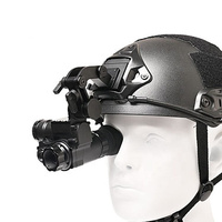 Untuk NVG10 HD 1920x1080px 1-3X Monokuler Penglihatan Malam untuk Helm dengan Perekaman Video WIFI 30fps Inframerah 250-300m untuk Berburu