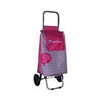 Mini chariot d'épicerie pliable en toile bon marché à 2 roues