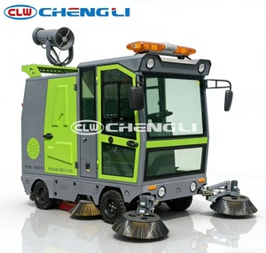 เครื่องกวาดถนนแบบ 5 แปรง รุ่น Clw ขายส่ง เครื่องกวาดถนนไฟฟ้า รถขนาดเล็ก - Product Image 2