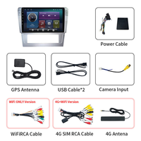 Autoradio multimédia Android GPS 9 pouces avec écran tactile Carplay, Bluetooth et Wi-Fi pour Volkswagen VW Passat B5 B6 B7 2004~2010