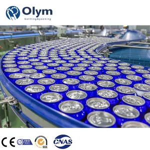 Whole Line Automatic PET Aluminum Tin Can Filling Sealing Machine For Beer Carbonated Beverage Juice Soda Water Soft Drink