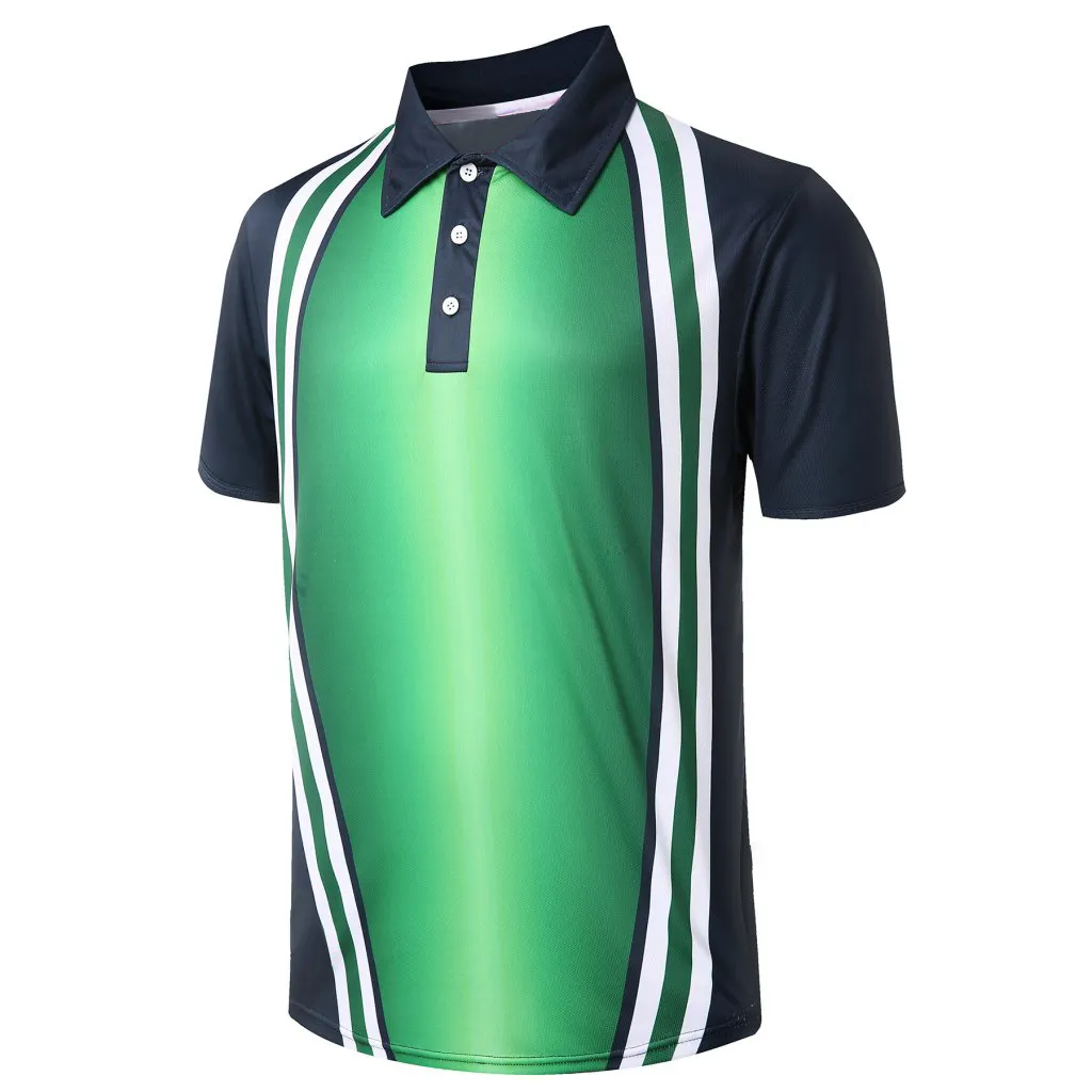 T-shirts Polo personnalisés, impression sur toile en Polyester Sublimation, tenue de Golf,