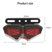 Nouveaux feux latéraux de camion 12-24V avec œil de démon stroboscope et clignotant étanches pour remorque et camion
