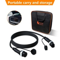Chargeur EV mural feyree Type 2 vers Type 2 11kW, câble de charge EV portable, adaptateur de prise de charge EV, prise de charge IEC62196