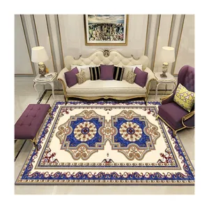 독특한 베틀 베르사유 컬렉션 전통적인 클래식 메달리온 꽃 모티브 지역 깔개 카펫 도매