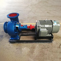Pompe à eau centrifuge anti-corrosion 8 pouces à haut débit, volute en fonte, moteur électrique, pour applications marines et irrigation