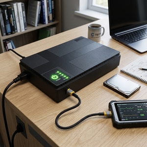 UPS <span class=keywords><strong>Mini</strong></span> DC1018P 18W untuk Pemantauan Rute, Sistem Catu Daya Tak Terputus, Desain Khusus Ukuran Eropa Ukraina, Cina Daratan - Product Image 4