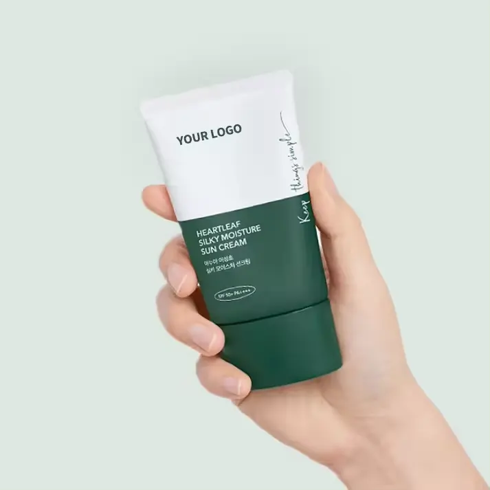 Koreaans Private Label 50Ml Spf50 Hydrateert Zonnebrandcrème Koreaans Pa Zijdeachtig Vocht Zonnebrandcrème