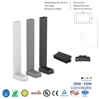 Colonne de levage électrique télescopique linéaire 24V DC pour pied de table synchrone avec actionneurs 800N pour bureau réglable en hauteur