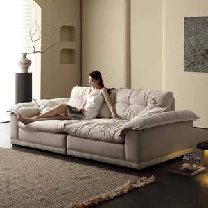 Sofá de Tela de Lujo para Cine en Casa, Conjunto de Sofás Contemporáneos, Sofá Cómodo para Sala de Estar - Product Image 1