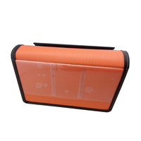 Porte-documents de voiture en cuir PU/PVC personnalisé OEM&ODM avec logo en relief pour concessionnaires automobiles 4S – Modèle de classeur de documents