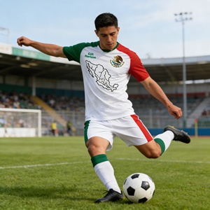 Sublimación de Moda Personalizada, Diseño de Conjunto de Camisetas de Fútbol Personalizadas, Camiseta de Fútbol Unisex y para Niños F05 - Product Image 2