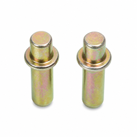 Rivet à contact à épaule en acier zingué de haute qualité, norme DIN, classe 4.8 et 6.8