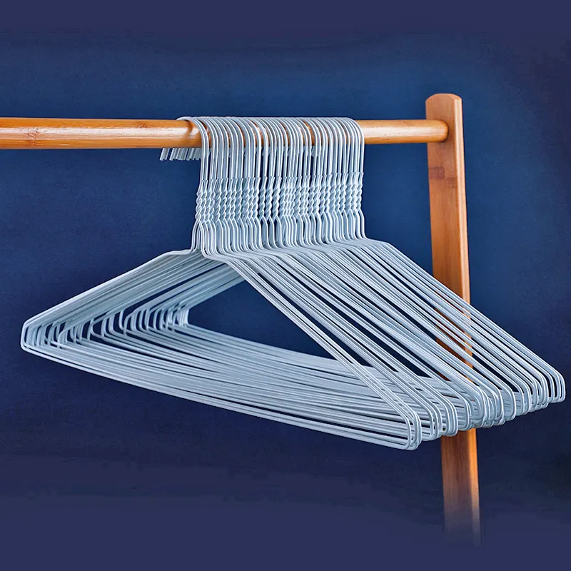 Harga Murah Saya Tahu Penyemprotan Biru Laundry Wire Hanger Metal 16 "18"