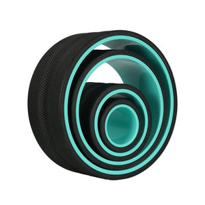 Eco-friendly 3 peça conjunto ou 4 peça conjunto de espuma rolo Yoga roda Chirp roda para alívio da dor nas costas - Product Image 2