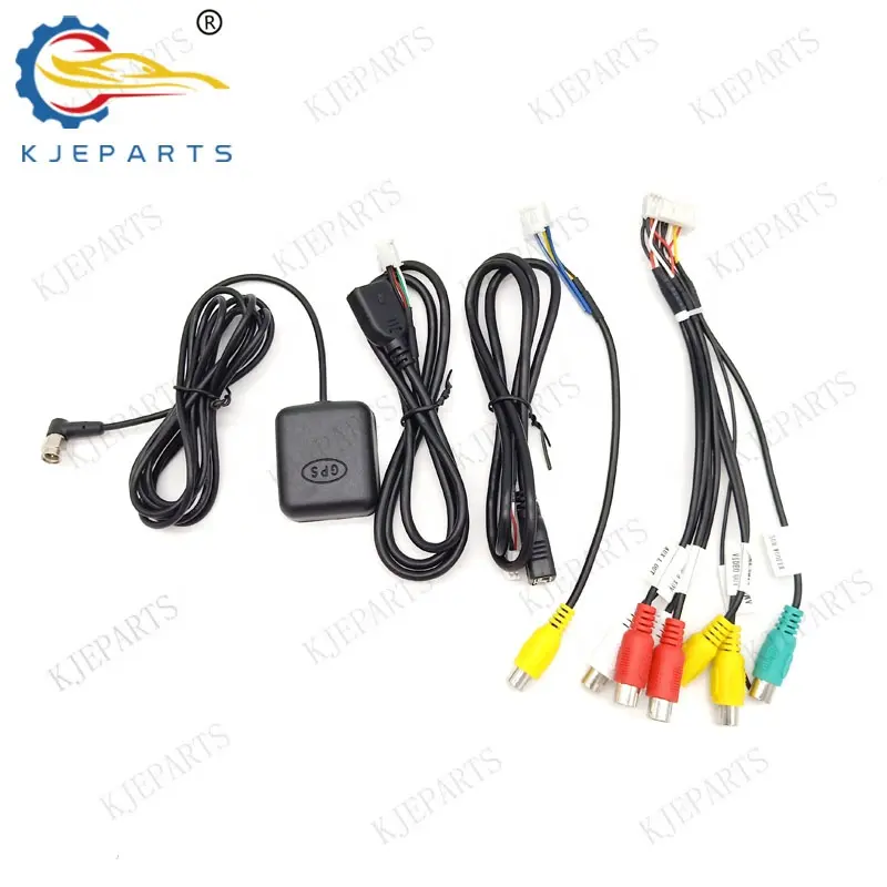 Factory Android Car Stereo Radio RCA Wire Harness With GPS Wiring harness Adapter Cable