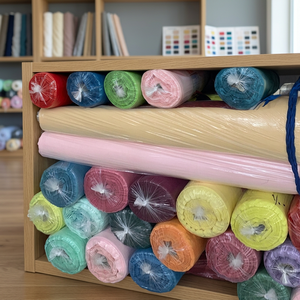 Tissu en Stock : Popeline Unie T/C (65/35) Tissée 100~110 g/m² 43"/44" - Product Image 3