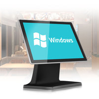 Écran tactile capacitif PCAP compatible Windows, multi-touch avec ports USB pour systèmes de caisse et usage bureautique