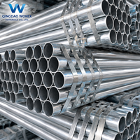 Tubo de Acero Galvanizado de Gran Diámetro, Redondo, de 90 mm a 200 mm, Tubo GI para Construcción y Estructuras