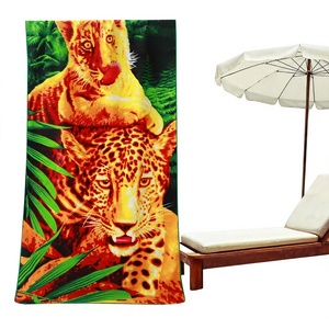 Leopard Animal Print Microfiber <b>Beach</b> Towel Quick Dry Sand Free Ultra Absorbent Super Soft Rectangle Adult Towel - Product Image 1