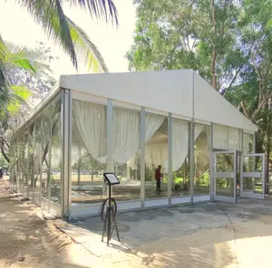 Tenda Acara Pesta Pernikahan Tenda Kustom, Dekorasi Lapisan Langit-langit Besar Aluminium Tahan Air