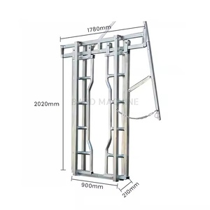 Chute de contention robuste pour bovins avec balance et cadre de maintien pour manutention <span class=keywords><strong>des</strong></span> <span class=keywords><strong>animaux</strong></span>, pour <span class=keywords><strong>ferme</strong></span> d'élevage de bovins - Product Image 3