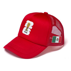 Casquette de baseball légère et respirante en maille avec drapeau du Mexique pour la Coupe du Monde 2026 – Idéale pour les fans de football - Product Image 2