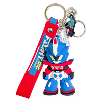 Transformers savaş robotu Optimus başbakan süper serin karikatür PVC anahtarlık yüksek kalite Pvc bebek anahtarlık hediye Boy için
