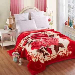 ผ้าห่มขนสัตว์สำหรับฤดูหนาวขนาดคิงไซส์สำหรับใช้ในบ้านผ้าห่มถักไหมพรมสองชั้นปรับแต่งได้หรูหรา - Product Image 4