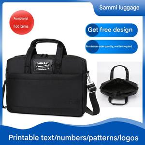 Sac à bandoulière pour ordinateur portable en tissu Oxford imperméable, léger, durable, grande capacité, sac fourre-tout décontracté pour homme, sac portable pour ordinateur portable - Product Image 3