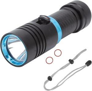Stepless Dimming IP67 Waterproof USB <b>Rechargeable</b> Submarine Lamp T6 LED Diving Underwater <b>Flashlight</b> 100m 1000Lumen - Product Image 6