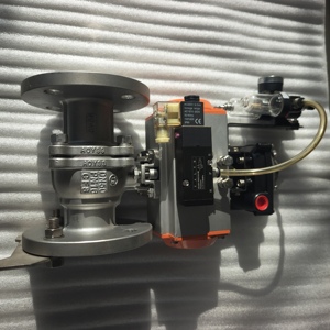 Vanne à boisseau sphérique pneumatique intelligente Q641F-16P en acier inoxydable, personnalisable OEM, DN15-DN250, 24V/220V, petites pièces de quincaillerie Q641F-16P - Product Image 4