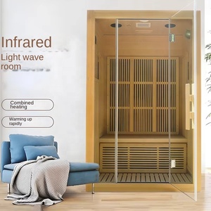 ห้องซาวน่าแบบเดี่ยวพร้อมแผงควบคุมคอมพิวเตอร์นึ่งแห้งไฟฟ้าแบบทันสมัย - Product Image 5