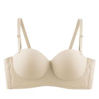 BH Leopard Print Baru yang Seksi, Terintegrasi Half-Cup Push-Up, BH Push-Up dengan Punggung Cantik Tanpa Kawat untuk Wanita