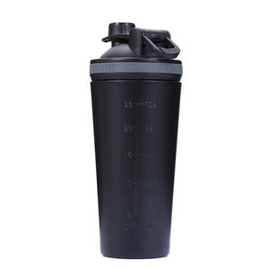 Bouteille de <span class=keywords><strong>Shaker</strong></span> de protéines en acier inoxydable à paroi unique de 750ML et bouteille d'eau de 25oz - Product Image 1