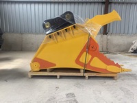 Cisaille hydraulique pour souches d'arbres REBET, cisaille à racines, attache pour excavatrice standard, certifiée CE, directement de l'usine