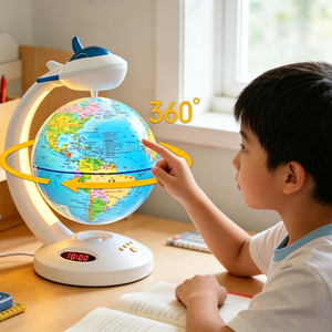 <span class=keywords><strong>Globo</strong></span> Magnetico a Levitazione Creativo AJB con Bluetooth, Luce LED Bicolore, Musica e Display Orario - Product Image 3