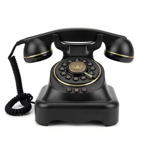 Téléphone de bureau rétro Bluetooth prêt à être expédié, prend en charge l'assistant vocal, téléphones filaires de style rétro, vente en gros - Product Image 1