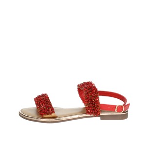 Sandali bassi 2319003 rossi Design leggero Anti-scivoloso piatto suola ammortizzante per il tempo libero estivo tendenza della moda per uso esterno - Product Image 1