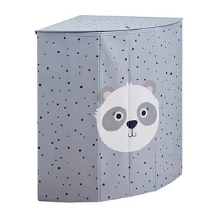 Smart Practical Add a Touch of Whimsy to Your Laundry Room with Bear Print Triangle Laundry Basket