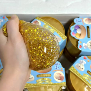 Glitter Dumpling Squishies Toy Bun Baozi Dumpling Adults Colorful Food Squishy Sensory <b>Fidget</b> Toy Anti Stress Squeeze Ball - Product Image 4